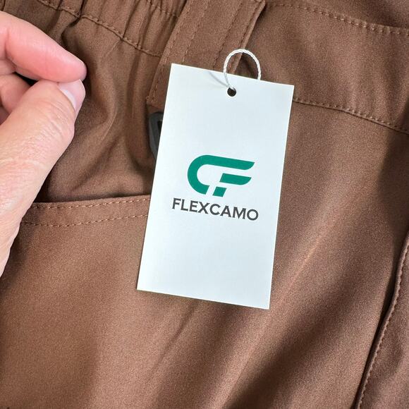 NWT FlexCamo Tactical Waterproof Pants Brown 32 - Picture 8 of 14